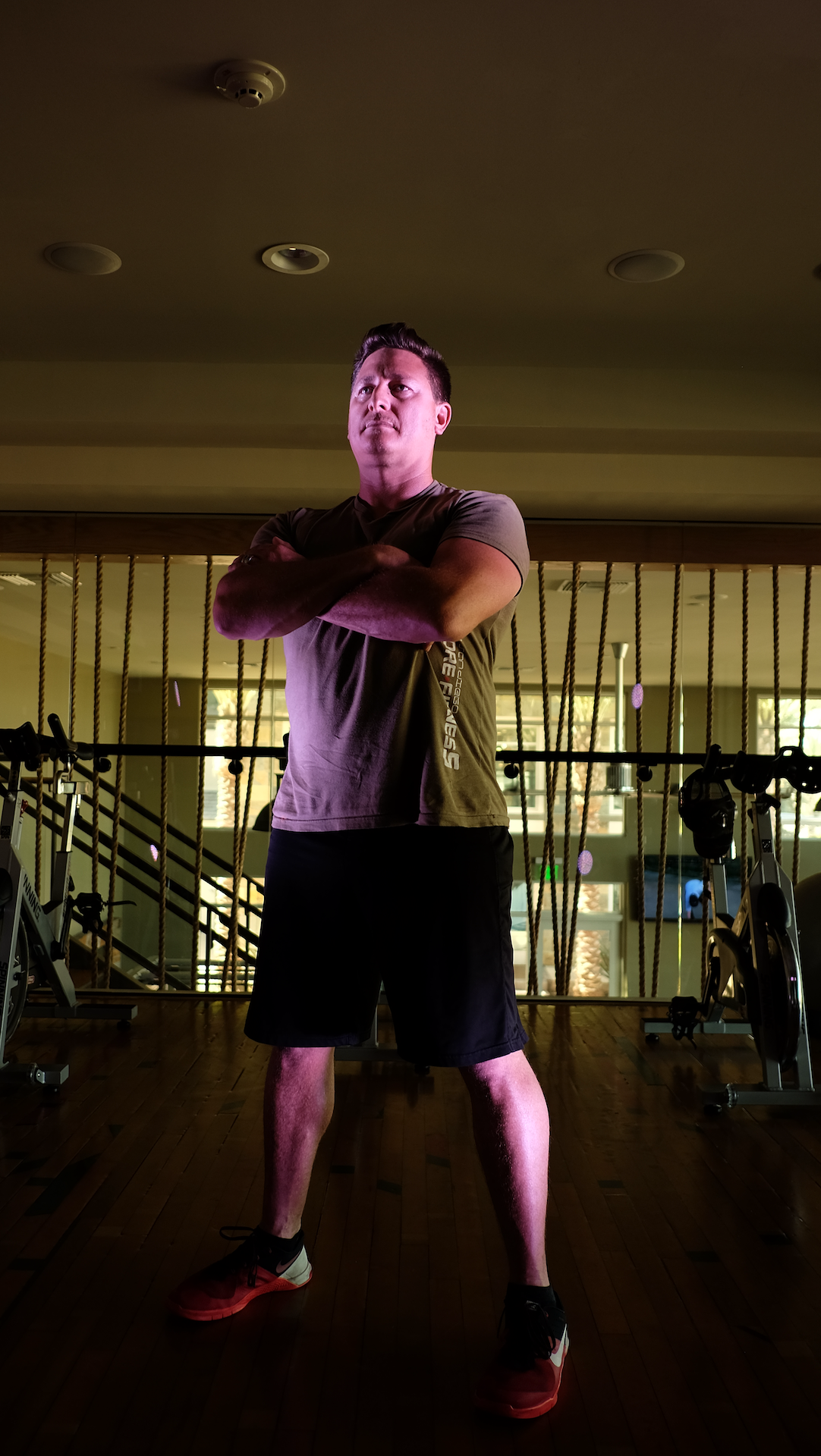 Justin Fassio training clients in San Diego